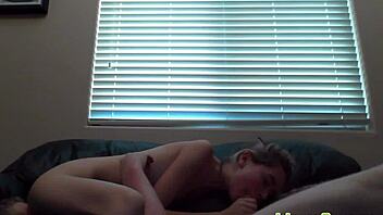 Young and experienced couple indulge in passionate camshow
