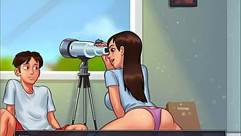 Summertime Saga - Stepsis Gets Fucked by Stepbro with Huge Cock Jenny Scenes - Part 1