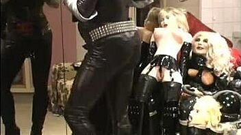 Roxina worships black xxl cock in detail.