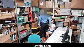 carolina sweets punished with rough teen fuck on cctv