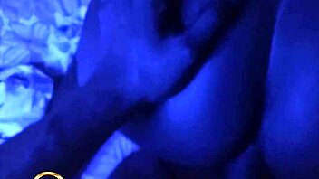 This Jamaican teen with shaved pussy gets doggystyle by big black cock late at night