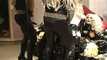 Roxina worships black xxl cock in detail.