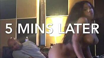 London ebony queen meets Benji Bands in the booth.