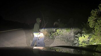 Man, I’m just poundin’ her pussy rough on the roadside in public, ya feel me?