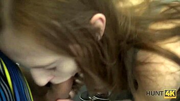 Teen Feels Nervous During Hidden Blowjob Training Session