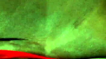 ebony milf in lingerie masturbates with dildo on her shaved pussy