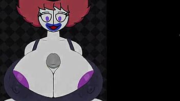 trixie the clown gets banged by a monster cock in the game