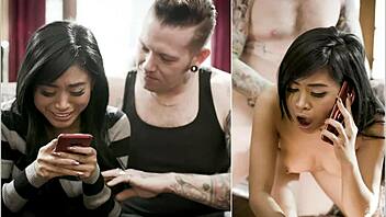 Eber snow's phone sex and oral surprise