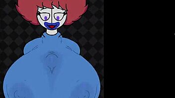 trixie the clown gets banged by a monster cock in the game