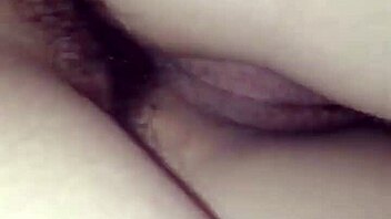 i fill her ass with cum with legs over shoulders in anal sex