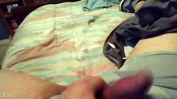 Alone and ready to play with a big dildo