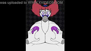 Clown Trixie's wild ride with a monster-sized cock