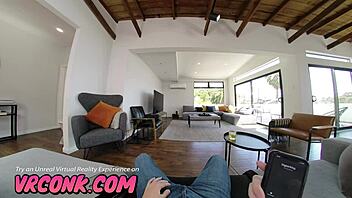 vr conk detroit become human xxx parody with natalia nix