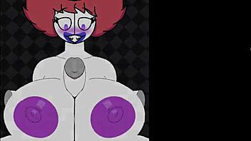 trixie the clown gets banged by a monster cock in the game