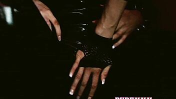 Blonde Milf Lesbian Bound And Fingered 😈