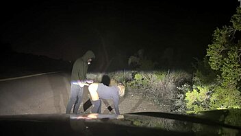 Man, I’m just poundin’ her pussy rough on the roadside in public, ya feel me?