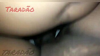 Preta cumming hard while taking load in tight ass