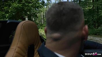 THE GERMAN STAR MARA MARTINEZ FACES A CAR BREAKDOWN AND MEETS STRANGERS IN PUBLIC