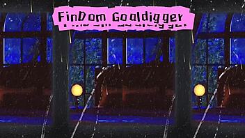 Seductive Blonde In Fishnets And Stockings