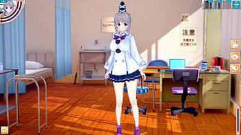 【エロゲーコイカツ！】東方 物部布都におっぱい揉みまくりh！3dcg巨乳アニメ動画 東方プロジェクト 【ヘンタイゲーム とうほう もののべのふと】