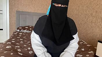 an arab girl guides with steamy instructions