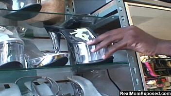 horny milf goes wild for big black dick