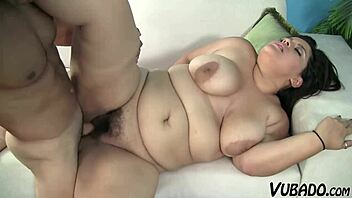 busty bbw granny loves doggystyle action