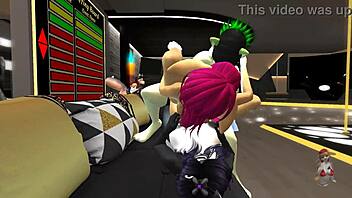 Furry orgy with Daydreamer0581 and Foxo at VD Club