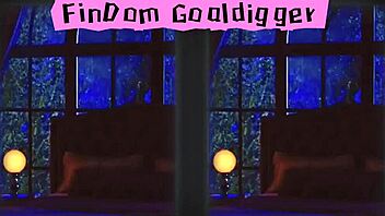 Seductive Blonde In Fishnets And Stockings