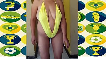 My Brazilian Ass Takes Hardcore Pounding With Intense Cumshot