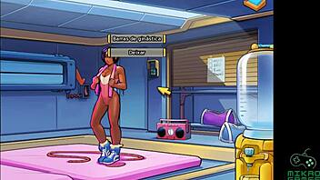Lesbian wrestling: A cartoon fantasy come to life