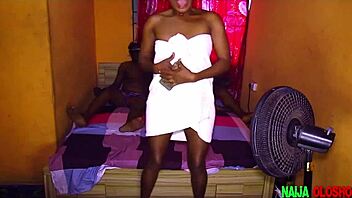 Threesome Hardcore Fun: Ladygold Africa vs Oloshoboyfriend and Gspot Pussy Fucker Thriller 1 😈