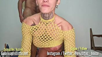 Sabrina Prezotte, The Sluttiest Trans In Brazil, Visits All My Channels