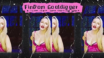 Sensual seduction in lingerie with blonde foot fetish