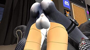 second orgy at the secondlife vd club with daydreamer0581, foxo, and asha