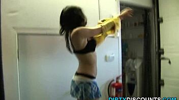 British beauty caught in hidden cam punished with POV spanking