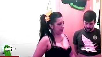 Horny girl with big tits gets rough facefucking and cumshot