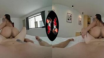 Vrlatina presents super hot Latina in first VR porn scene