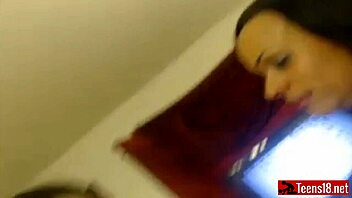 Two young girls explore their bodies in a homemade HD video