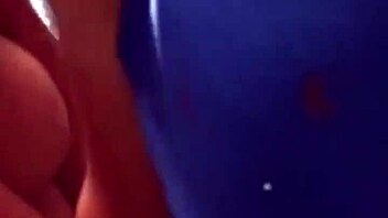 Curvy black girl gags on my load