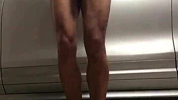 gym workout in the garage