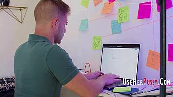 charley hart and penelope kay gangbanged in team meeting