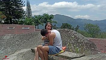 Discovering the perfect spot to bang my stepsister secretly