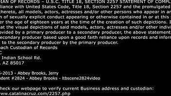 Abbey Brooks Strokes and Titty Fucks with Passion