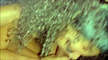 African couple enjoys rough sex at home