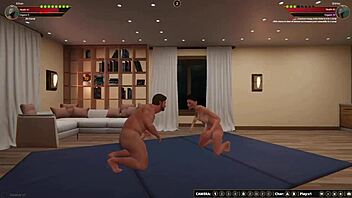 Ethan feels passion in naked fight with Shirley.