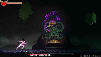Animated cartoon sex with a monster girl and a big ass