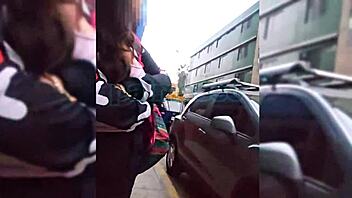 Young Student Caught by Stranger on Street Accepts Hard Anal Fucking in Hotel for Money