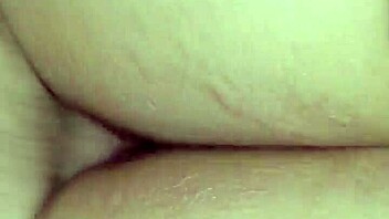 watch this slut get creampied in the bedroom doggystyle