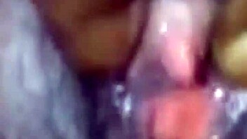 Amateur ebony squirts on big black cock while sucking!